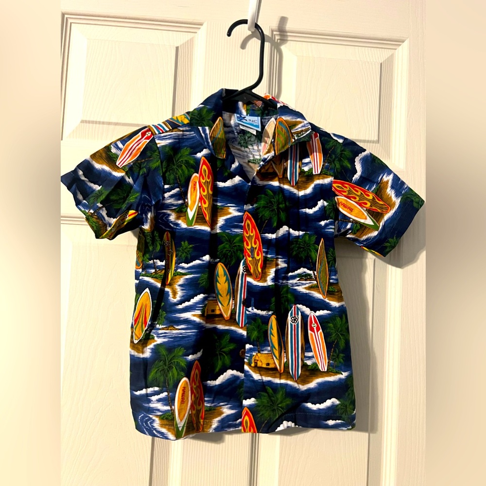 RJC Hawaiian cotton shirt boy size 6